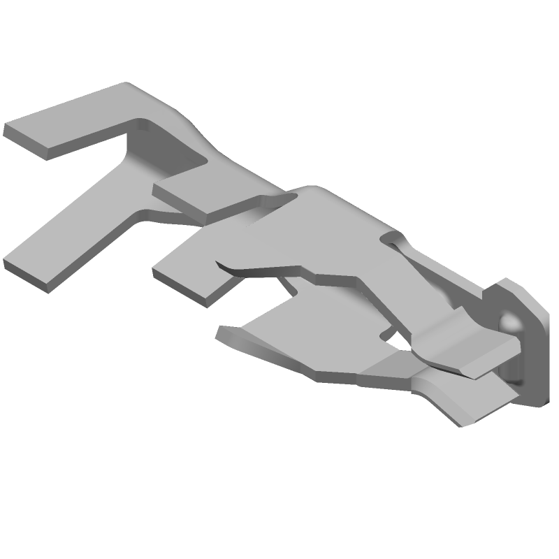 Female Signal Crimp Terminal, Bronze/Gold, 2A, 125V, 30-24AWG