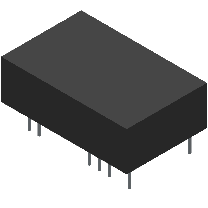 DC-DC Converter, 10-14V In, 1 Out, 0.5% Reg, 12-Term, R-PDMA-P12
