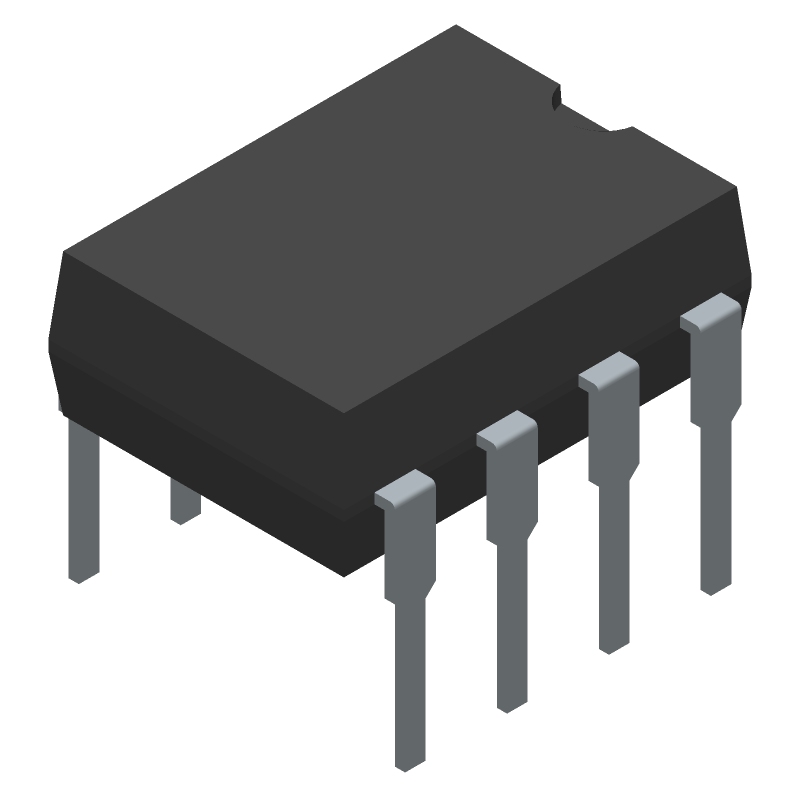 Transistor Output SSR, 1-Channel, 1500V Isolation, DIP-8