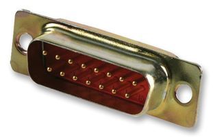 ITW MCMURDO   DA15S   Standard D Sub Connector, Standard D Series, DA, Receptacle, 15 Contacts, Steel Body, Solder