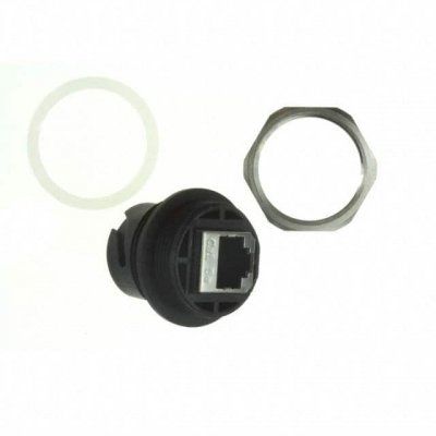 Rectangular Connector Adapter, Shielded, IP67, 1.2A, 100V, Gold