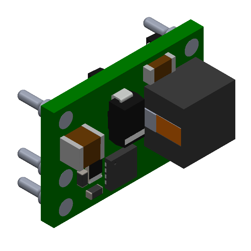 1.5A DC/DC Controller, 7-36V In, 2.5-12.6V Out, 91% Eff