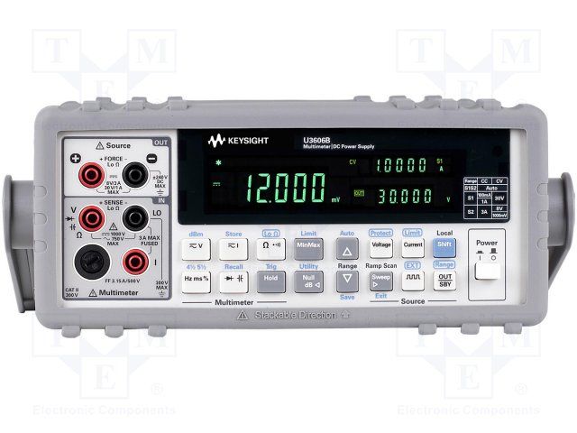 KEYSIGHT TECHNOLOGIES         U3606B            MULTIMETER / PSU, BENCH, 5.5 DIGIT
