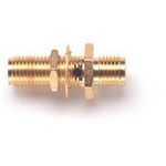 SMA Female-Female RF Adapter, 12.4GHz, 50 Ohm, Gold Plated