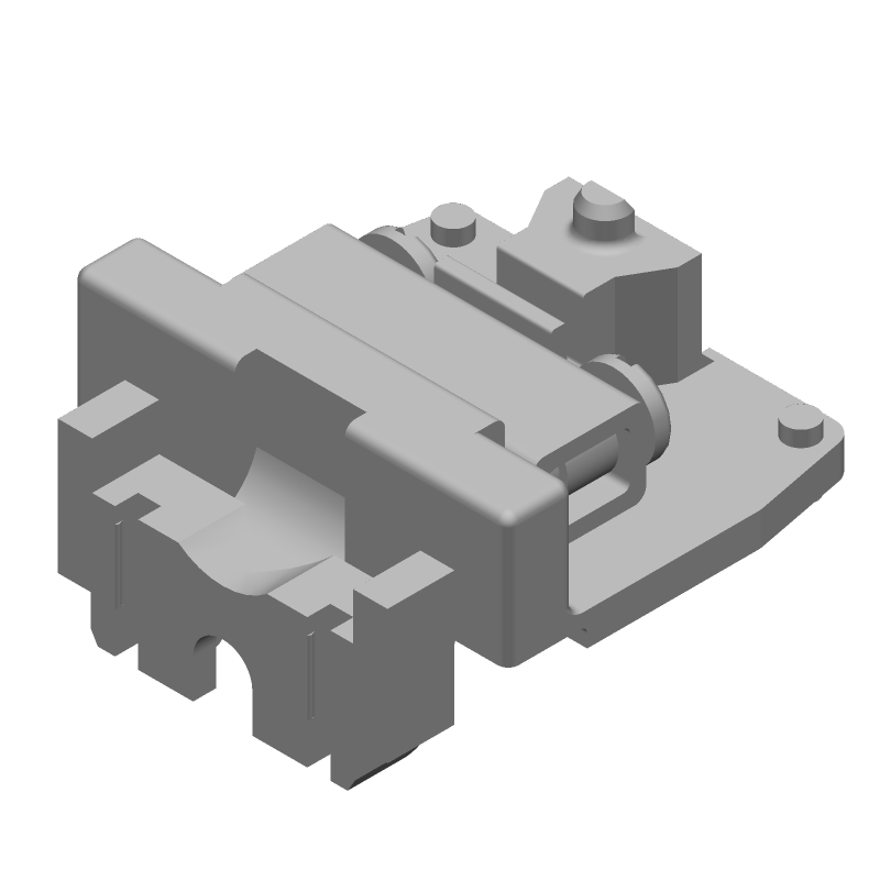 2-Pos 600V 30A Tubular Terminal Block, Screw, Copper Alloy