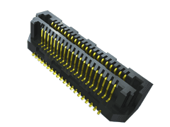 20-Position 2-Row Surface Mount Header, 0.635mm Pitch, Gold Contact Plating