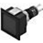 Industrial Panel Mount Indicators / Switch Indicators IND SQ BLK LENS