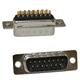 9 Pos D-Sub Plug, Male, Solder, Gold Contacts