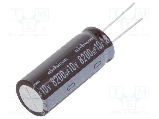 8.2mF 10V 20% Aluminum Electrolytic Capacitor, Radial, 105°C