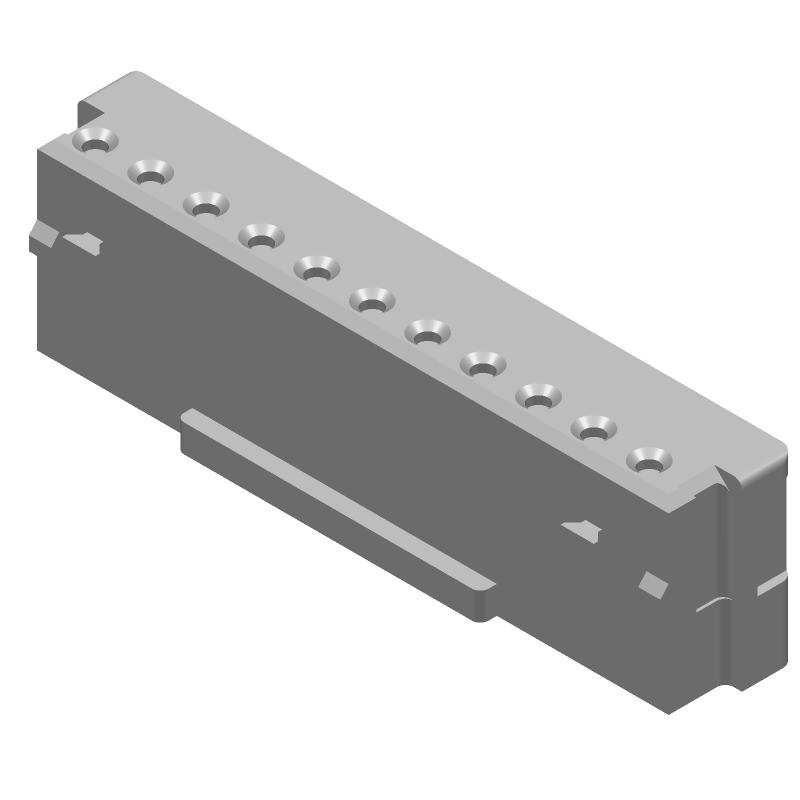 11 Pos 2mm Crimp Wire Housing Female Socket, 4A, 125V