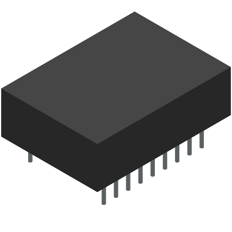 Red 7-Seg LED Display, 1-Char, 20.32mm, DIP, 20mA