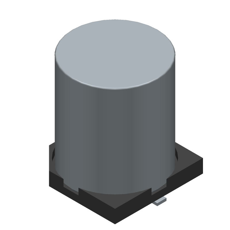 180uF 50V 20% Aluminum Polymer Cap, SMD, 19mR ESR