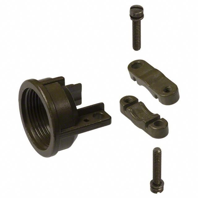 Cable Clamp Backshell 180° 16/16S Shell Size Chromate Die Cast Zinc Alloy Automotive Medical