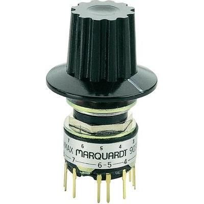 Rotary switch 28 V 0.014 A Switch postions 12 1 x 30 ° Marquardt 9037.0100 1 pc(s)