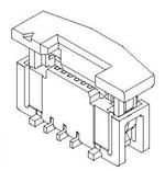 FFC & FPC Connectors 0.5 FPC ZIF 28Ckt Sn-Ag-Bi