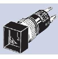 Switch Push Button N.O. SPST Square Button 0.1A 30VDC Momentary Contact Solder Panel Mount