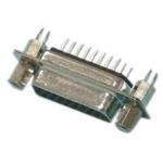 Conn D-Subminiature SKT 15 POS 2.74mm Solder ST Thru-Hole 15 Terminal 1 Port