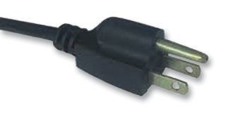 MULTICOMP         JA201-WHITE             LEAD, US PLUG TO FREE END, WHITE, 3M