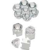 LED lens Luxeon III & V Star, 124/128, Polymer