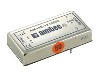 DC/DC Converter; Product Weight  (grams): 33; Input voltage min (V): 18; Input voltage max (V): 36; Output voltage min: 12; Output voltage max: 12; Output voltage dual assymetric (y/n): Dual; Output Power (W): 15; Max Output current (A): ±0.625; Efficiency (%): 82; Max Capacitive load (µF): ±340; Package type: 2x1; Mounting: PCB; W (in): 1; L (in): 2; H (in): 0.4; W (mm): 25.4; L (mm): 50.8; H (mm): 10.5; Min Operating temperature: -40; Max operating temperature (°C): 85; Isolation (VDC): 3000; EMC compliance 1: EN 55022 Class B; Case material: Copper; Application 4 (building automation/IoT): 1; Application 5 (Industrial): 1; MTBF (h): 800000; Derating : 50; Voltage Accuracy (%): ±2; Line Regulation (% of Vin): ±0.5; Load Regulation %: ±0.5; Ripple & Noise (mV p-p): 120; Switching Frequency typ (KHz): 200; Short circuit protection: Continuous; On/Off Control: 1