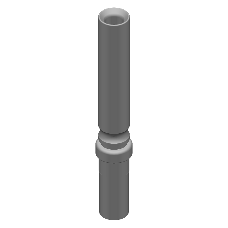 Female Signal Crimp Contact, Gold Plated Copper Alloy, 26-28AWG