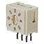 8 Pos Rotary Coded Switch, Octal, 30VDC, 100mA, SP8T, TH