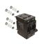 2-Pole Magnetic Circuit Breaker, 15A, 277VAC, Panel Mount