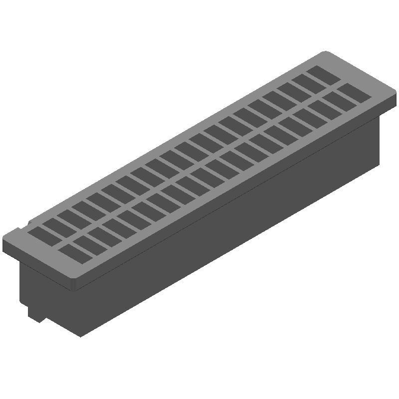 40 Pos 1mm Pitch Receptacle Housing, Crimp, Straight, Beige