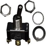 Toggle Switch, SPDT, Momentary, Screw Terminal, Lever Actuator, Panel Mount-threaded,