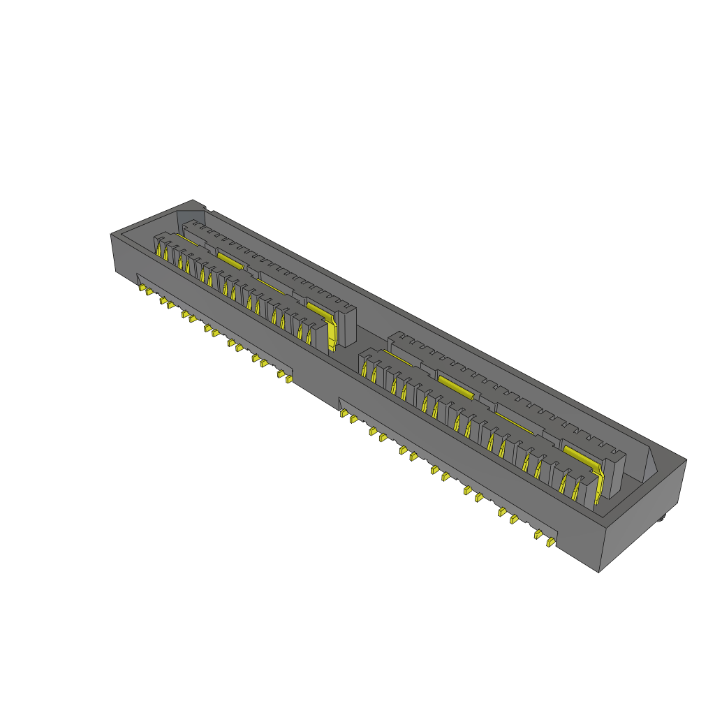 Conn High Speed Socket Strip SKT 56 POS 0.8mm Solder ST SMD T/R