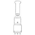 SPDT Toggle Switch, 15A 125VAC, Locking Lever, Non-Illuminated