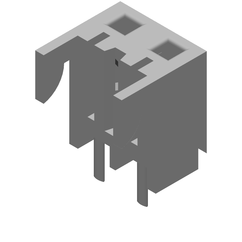 Rectangular Power Connector, 2 Contact(s), Female, Solder Terminal, Plug, LEAD FREE