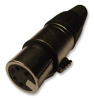 PRO SIGNAL         PSG01334             XLR Audio Connector, 5 Contacts, Socket, Cable Mount, Metal Body