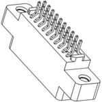 Conn Card Edge F 30 POS 2.54mm Solder ST Thru-Hole