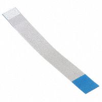 FFC Jumper Cable, 0.5mm Pitch, 12 Pos, 50mm L, 500mA, 60V