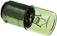BA15d Filament Indicator Lamp, Clear, 24 V, 0.2 A, 2000h