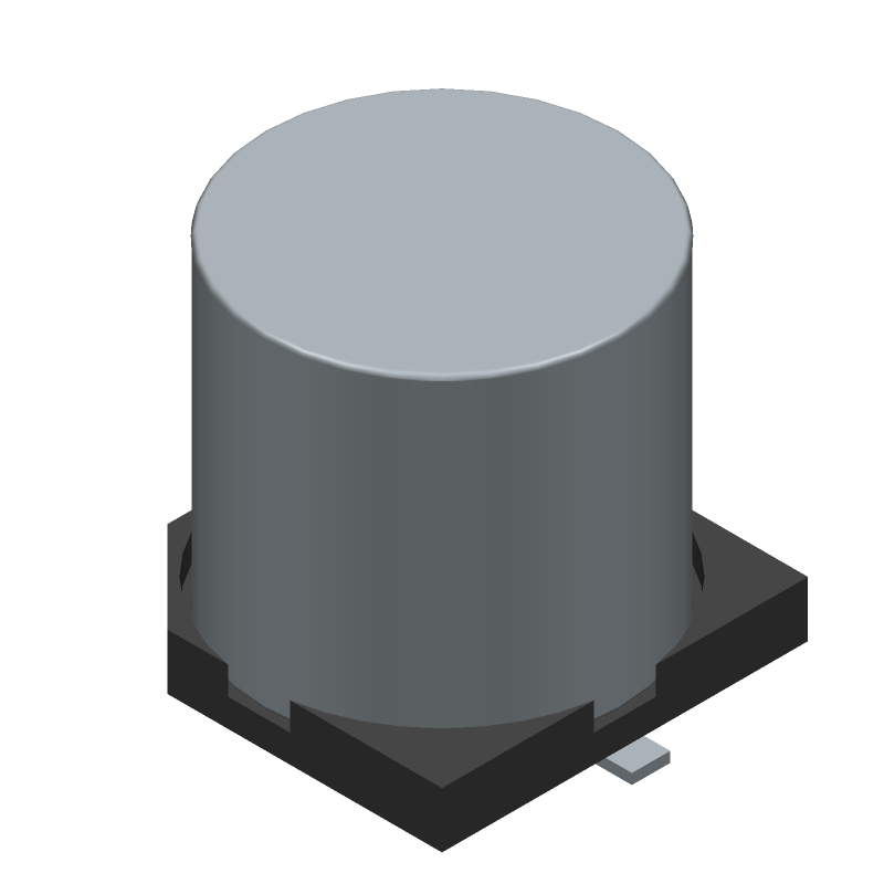 16V 470uF Aluminum Electrolytic Capacitor, Polarized, ROHS Compliant