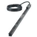 Horizontal Power Strip 60 A 208V Delta 12 IEC C-19 Receptacles RJ-45 Ethernet Port With