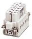 10-Position 2-Row Female Rectangular Connector, 16A, 250V, -40°C to 125°C, IP66