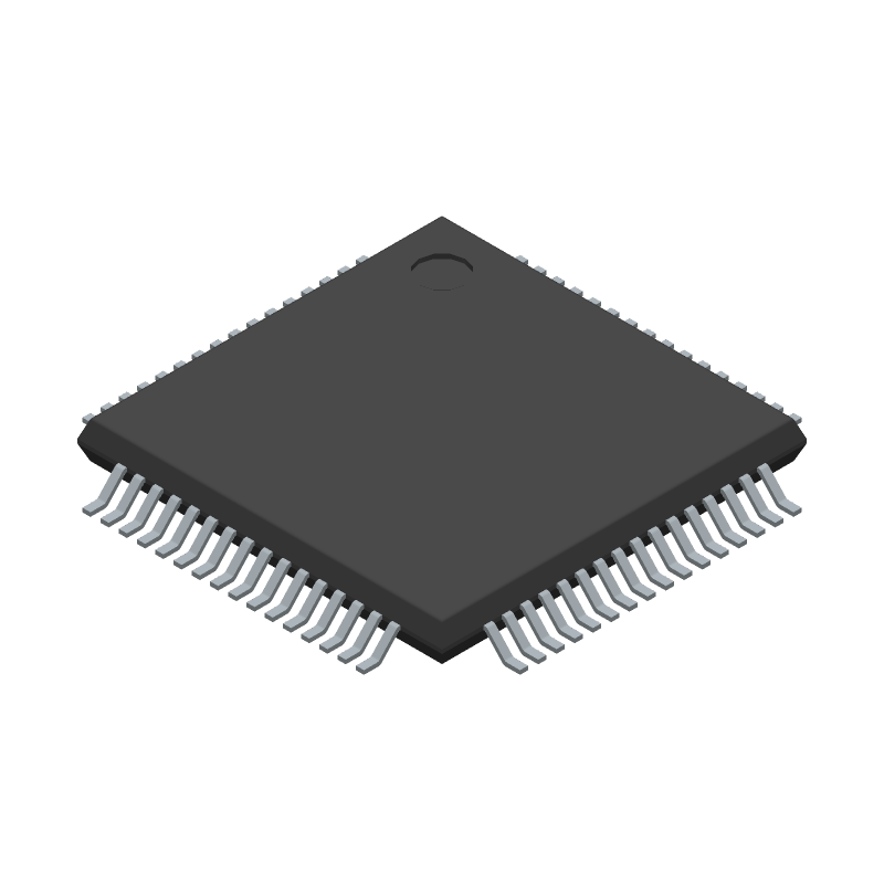 Analog Monitoring and Control Circuitry 64-Pin HTQFP EP T/R