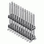 20-Position 2-Row Surface Mount Rectangular Connector, 0.1inch Pitch, 100-Pack
