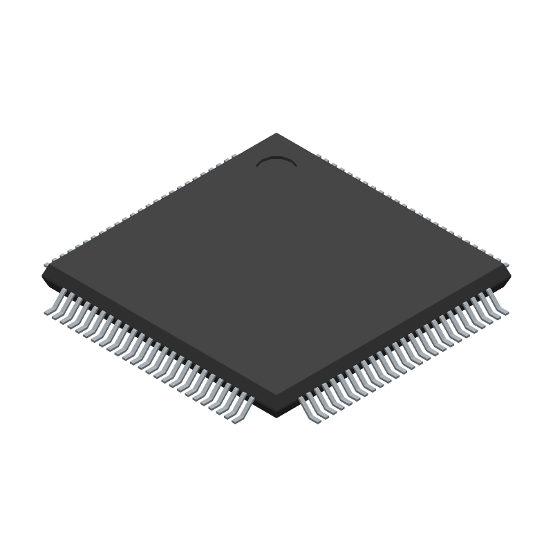 32-bit Secure MCU, 512KB Flash, 200MHz, Industrial, 100-Pin TQFP