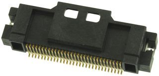 30 Pos FFC Receptacle, 0.5mm Pitch, RA Solder, 50V, 500mA