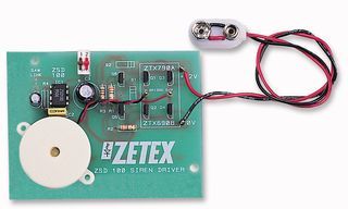 BLUEBIRD ELECTRONICS         ZSD100DEMO             SIREN DRIVER, EVAL BOARD