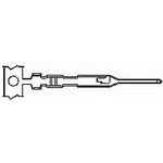 Signal PIN Crimp Contact, 3A, 22-26AWG, Male, Gold/Tin/Lead