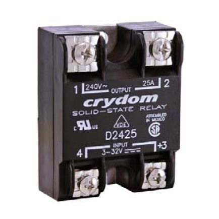 Solid State Relay 4mA 280V AC-IN 25A 280V AC-OUT 4-Pin
