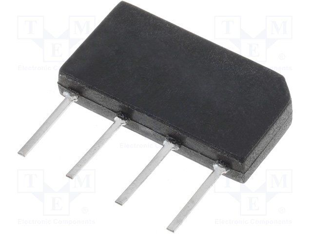 Bridge rectifier 800 V 1.5 A SIL, B380C1500B, Diotec
