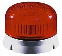 Xenon Flashguard Xenon Series Beacon, Red, Flashing, Surface Mount, 12 V dc, 24 V dc