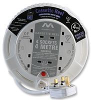 CABLE REEL, 4WAY, 4M