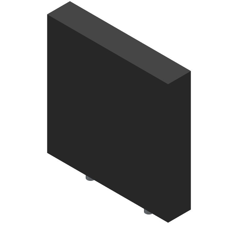 Heat Sink, 6.5ohm, Fin, Foldedback, Aluminum, Anodized, ROHS COMPLIANT